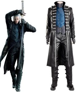 CosplaySky New Arrivals Devil May Cry 5 Vergil Outfit Cosplay Costume