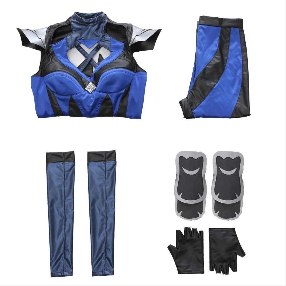 CosplaySky Mortal Kombat 11 Kitana Outfit Halloween Carnival Suit Cospaly Costume 15 CosplaySky Mortal Kombat 11 Kitana Outfit Halloween Carnival Suit Cospaly Costume