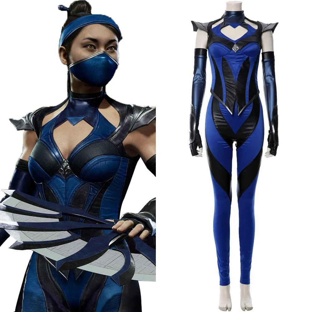 CosplaySky Mortal Kombat 11 Kitana Outfit Halloween Carnival Suit Cospaly Costume 3 CosplaySky Mortal Kombat 11 Kitana Outfit Halloween Carnival Suit Cospaly Costume