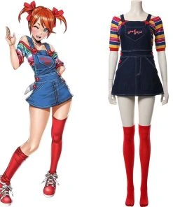 CosplaySky Child's Play Glenn Adult Halloween Carnival Suit Cosplay Costume New Arrivals