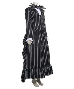 NewCosplay The Nightmare Before Christmas Jack Skellington Striped Outfit Cosplay Costume New Arrivals 16 NewCosplay The Nightmare Before Christmas Jack Skellington Striped Outfit Cosplay Costume New Arrivals