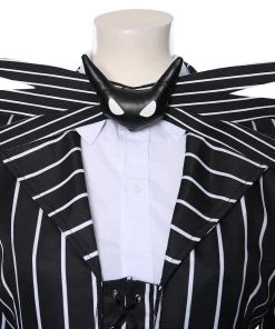 NewCosplay The Nightmare Before Christmas Jack Skellington Striped Outfit Cosplay Costume New Arrivals 17 NewCosplay The Nightmare Before Christmas Jack Skellington Striped Outfit Cosplay Costume New Arrivals