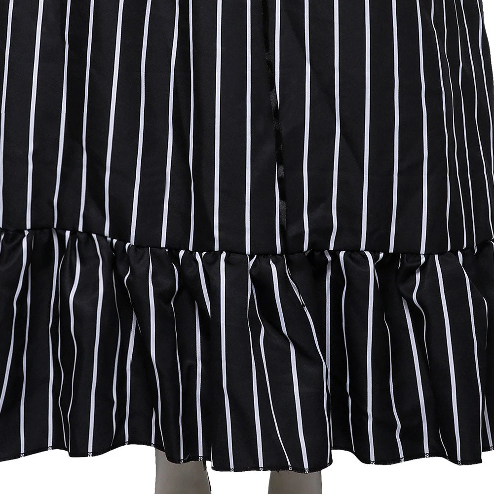 NewCosplay The Nightmare Before Christmas Jack Skellington Striped Outfit Cosplay Costume New Arrivals 10 NewCosplay The Nightmare Before Christmas Jack Skellington Striped Outfit Cosplay Costume New Arrivals