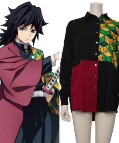 NewCosplay Tomioka Giyuu Demon Slayer: Kimetsu No Yaiba Outfit Cosplay Costume