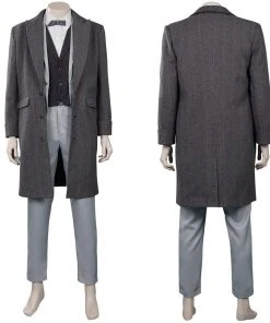 NewCosplay Fantastic Beasts: The Secrets Of Dumbledore Newt Scamander Cosplay Costume Outfits Halloween Carnival Suit
