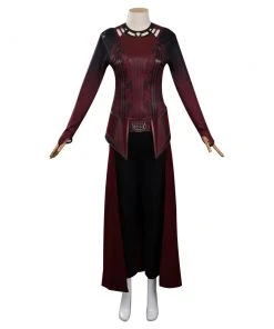 Fandombuy Doctor Strange In The Multiverse Of Madness Scarlet Witch Wanda Cosplay Costume Mask Outfits