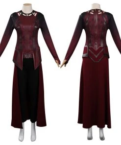Fandombuy Doctor Strange In The Multiverse Of Madness Scarlet Witch Wanda Cosplay Costume Mask Outfits