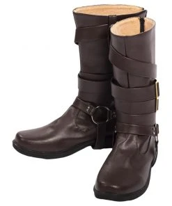 CosplaySky Game Devil May Cry 5 Dante Cosplay Brown Shoes Boots