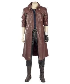 CosplaySky Game Devil May Cry 5 Dante Cosplay Brown Shoes Boots