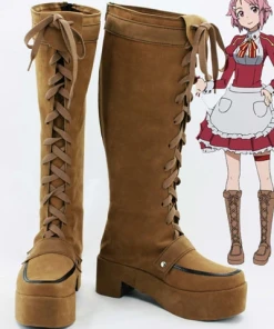 NewCosplay Sword Art Online Lisbeth Rika Shinozaki Cosplay Boots Shoes