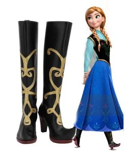NewCosplay New Arrivals Frozen Snow Princess Anna Boots Halloween Costumes Accessory Cosplay Shoes