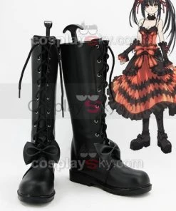 NewCosplay Date A Live Kurumi Tokisaki Cosplay Boots Shoes Custom Made