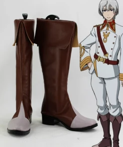 NewCosplay Valvrave The Liberator L-Elf Karlstein Cosplay Boots Shoes