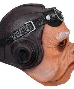 New Cosplaysky Star Wars The Mandalorian TV Kuiil Latex Helmet Cosplay Accessories