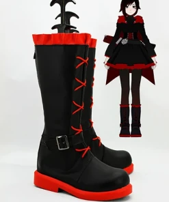 NewCosplay New Arrivals RWBY Red Trailer Ruby Cosplay Boots Shoes