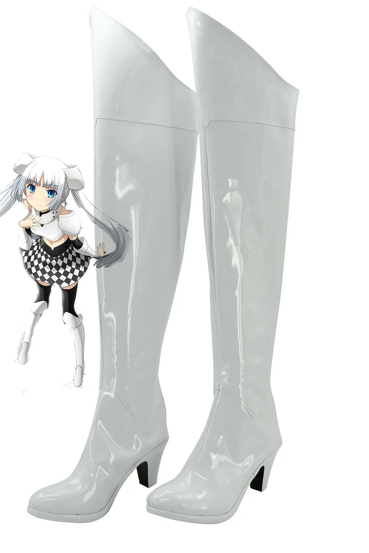 NewCosplay The Animation Miss Monochrome Cosplay Boots Shoes New Arrivals 3 NewCosplay The Animation Miss Monochrome Cosplay Boots Shoes New Arrivals