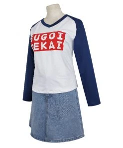 NewCosplay Anime Uzaki-chan Wants To Hang Out! Uzaki Hana Uzaki-chan Wa Asobitai! SUGOI DEKAI Top+Skirt Halloween Uniform Cosplay Costume New Arrivals 8 NewCosplay Anime Uzaki-chan Wants To Hang Out! Uzaki Hana Uzaki-chan Wa Asobitai! SUGOI DEKAI Top+Skirt Halloween Uniform Cosplay Costume New Arrivals