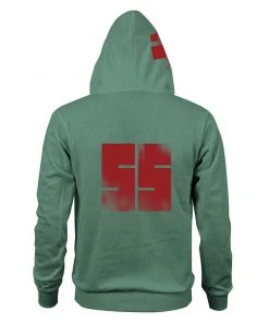 New Cosplaysky Unisex Komaeda Nagito Cosplay Hoodies Super Danganronpa 2 Zip Up 3D Print Jacket Sweatshirt