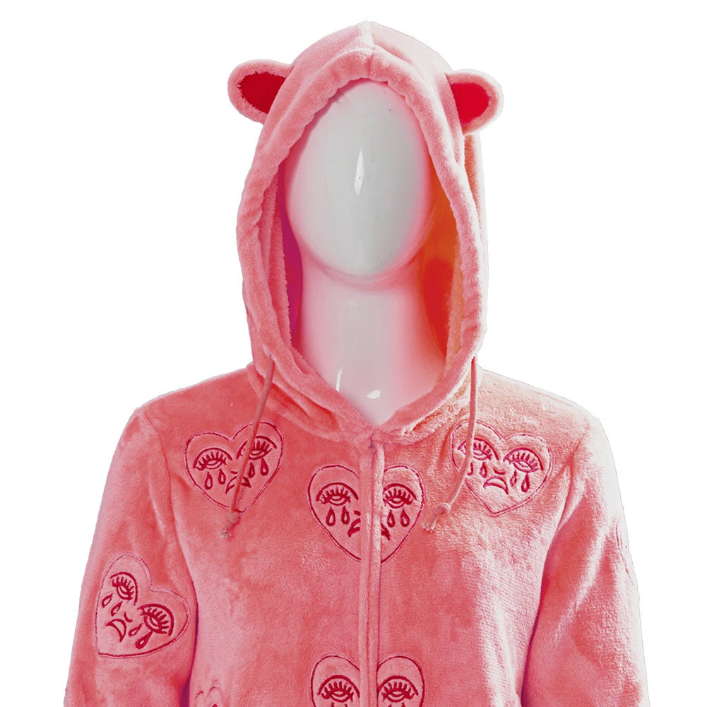 NewCosplay Birds Of Prey Harley Quinn Hooded Pajamas Comic ConCosplay Costume 8 NewCosplay Birds Of Prey Harley Quinn Hooded Pajamas Comic ConCosplay Costume