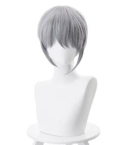 CosplaySky Fruit Basket Souma Yuki Grey Cosplay Wig