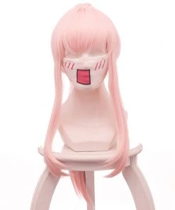 New Cosplaysky DARLING In The FRANXX Zero Two Ponytail Cosplay Wig Pink New Arrivals