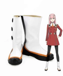 New Cosplaysky New Arrivals DARLING In The FRANXX 02 Zero Two Cosplay Shoes Boots