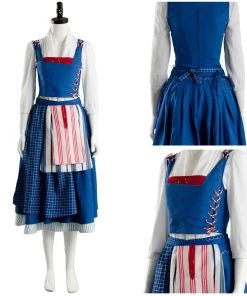 NewCosplay New Arrivals Beauty And The Beast 2017 Film Belle Emma Watson Maid Dress Cosplay Costume 25 NewCosplay New Arrivals Beauty And The Beast 2017 Film Belle Emma Watson Maid Dress Cosplay Costume