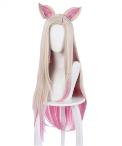 NewCosplay New Arrivals League Of Legends LOL K/DA THE BADDEST Ahri Cosplay Wigs