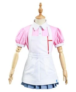 NewCosplay Danganronpa 2:Goodbye Despair Mikan Tsumiki Kids Children Shirt Skirt Outfits Halloween Carnival Suit Cosplay Costume New Arrivals