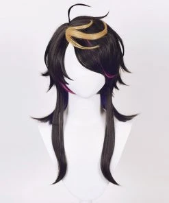 NewCosplay VTuber ShuYamino Cosplay Wig Heat Resistant Synthetic Hair Carnival Halloween Party Props