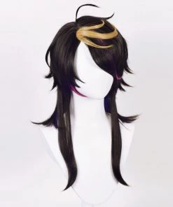 NewCosplay VTuber ShuYamino Cosplay Wig Heat Resistant Synthetic Hair Carnival Halloween Party Props