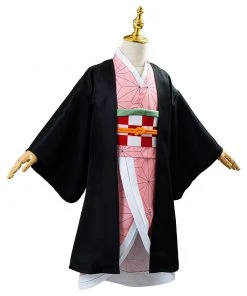 NewCosplay Kids Children Demon Slayer Kimetsu No Yaiba Kamado Nezuko Uniform Outfit Anime Cosplay Costume 18 NewCosplay Kids Children Demon Slayer Kimetsu No Yaiba Kamado Nezuko Uniform Outfit Anime Cosplay Costume
