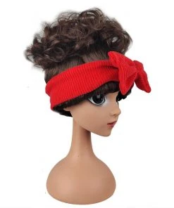 NewCosplay Adult Kids Encanto Dolors Cosplay Wig Cosplay Headwear Carnival Halloween Party Props