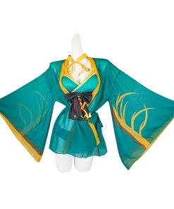 Viele Kostüme Genshin Impact Ms Hina Cosplay Costume Swimwear Cloak Outfits