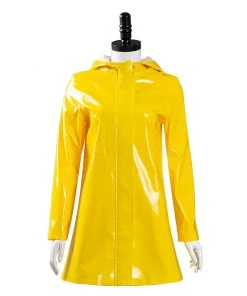 NewCosplay Coraline & The Secret Door- Coraline Jones Outfits Yellow Coat Halloween Carnival Suit Cosplay Costume