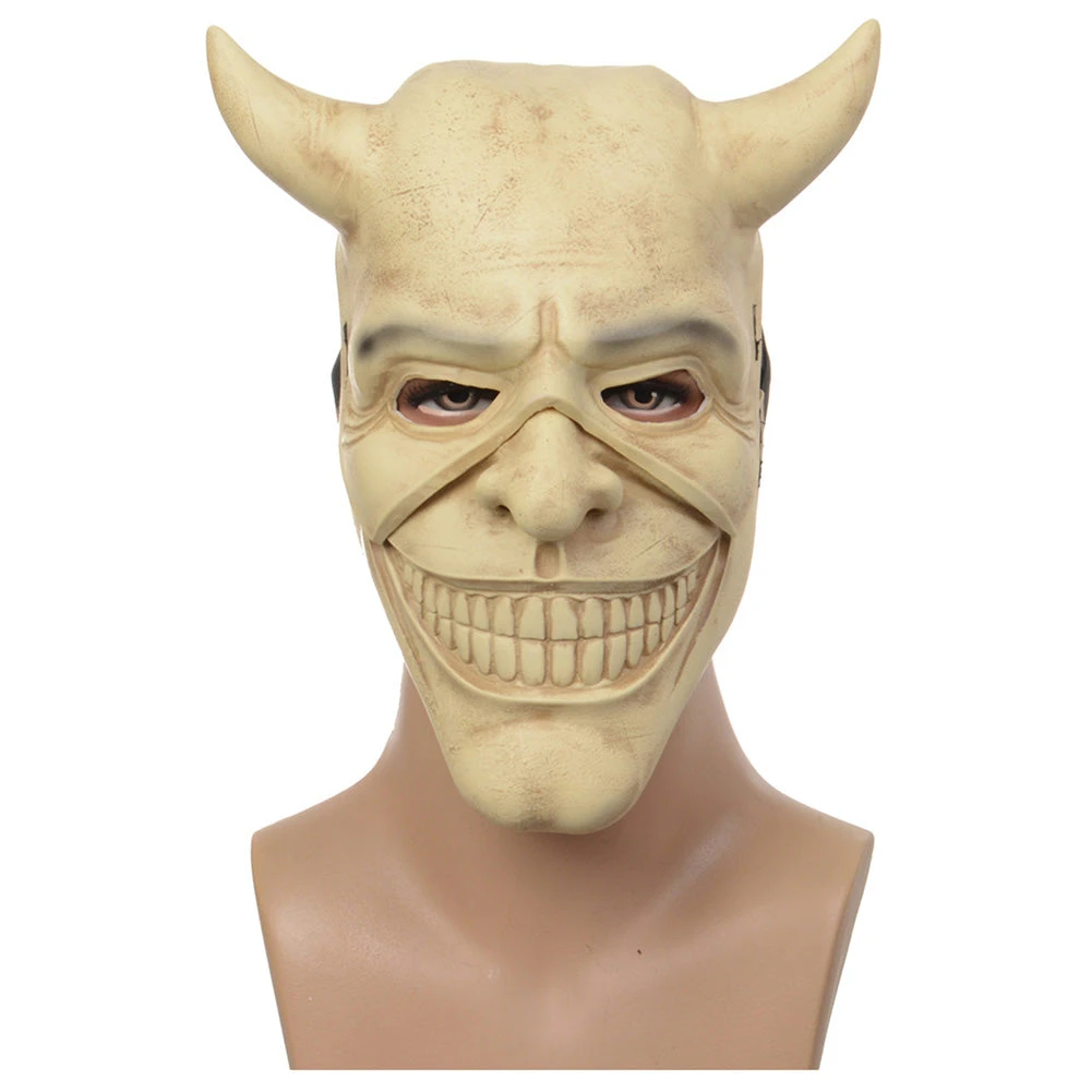 Fandomsky The Black Phone The Grabber Mask Cosplay Latex Masks HalloweenCostume Props 3 Fandomsky The Black Phone The Grabber Mask Cosplay Latex Masks HalloweenCostume Props
