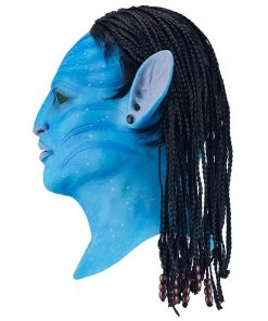 Fandomsky New Arrivals Woman Man Avatar Luminous Mask Cosplay Latex Masks Helmet Cosplay Props