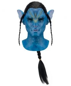 Fandomsky New Arrivals Woman Man Avatar Luminous Mask Cosplay Latex Masks Helmet Cosplay Props