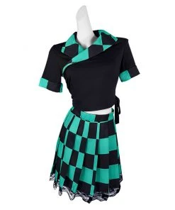 Cosplaygift New Arrivals Demon Slayer Kamado Tanjirou Cosplay Costume Dress Outfits Halloween Carnival Suit