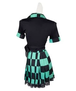 Cosplaygift New Arrivals Demon Slayer Kamado Tanjirou Cosplay Costume Dress Outfits Halloween Carnival Suit