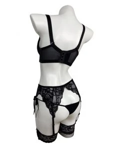 Fandombuy DATE A LIVE/DATE A BULLET KurumiTokisaki Black Lingerie Set Cosplay Costume Outfits New Arrivals