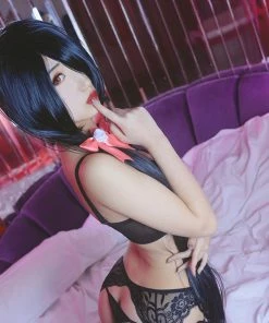 Fandombuy DATE A LIVE/DATE A BULLET KurumiTokisaki Black Lingerie Set Cosplay Costume Outfits New Arrivals 8 Fandombuy DATE A LIVE/DATE A BULLET KurumiTokisaki Black Lingerie Set Cosplay Costume Outfits New Arrivals