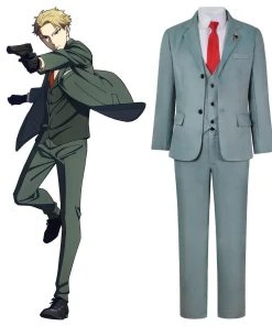 Cossky New Arrivals SPY×FAMILY Loid Forger Cosplay Costume Outfits Halloween Carnival Suit