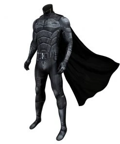 Fandomsky Batman Bruce Wayne Cosplay Costume Jumpsuit Cloak Outfits Halloween Carnival Suit