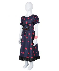 Cossky Kids Girls Spy Family Anya Forger Strawberry Dress Cosplay Costume Outfits