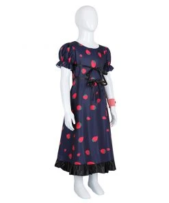 Cossky Kids Girls Spy Family Anya Forger Strawberry Dress Cosplay Costume Outfits