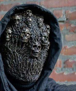 New Cosplaysky New Arrivals Alloy Skeleton Mask Cosplay Helmet Halloween Party Costume Props 7 New Cosplaysky New Arrivals Alloy Skeleton Mask Cosplay Helmet Halloween Party Costume Props