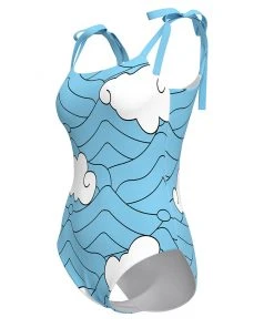 Fandomsky Demon Slayer Kamado Tanjirou Swimwear Cosplay Costume Swimsuit Outfits New Arrivals