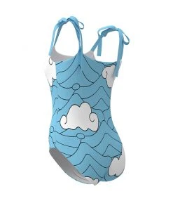 Fandomsky Demon Slayer Kamado Tanjirou Swimwear Cosplay Costume Swimsuit Outfits New Arrivals