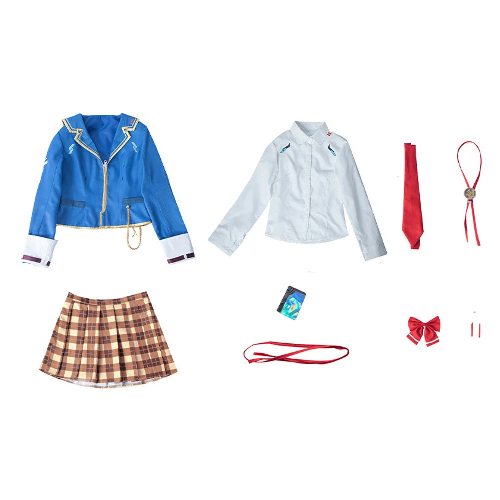 Cossky New Arrivals Game Heaven Burns Red Ruka Kayamori 31A Cosplay Costume Uniform Outfits Halloween Carnival Suit 6 Cossky New Arrivals Game Heaven Burns Red Ruka Kayamori 31A Cosplay Costume Uniform Outfits Halloween Carnival Suit